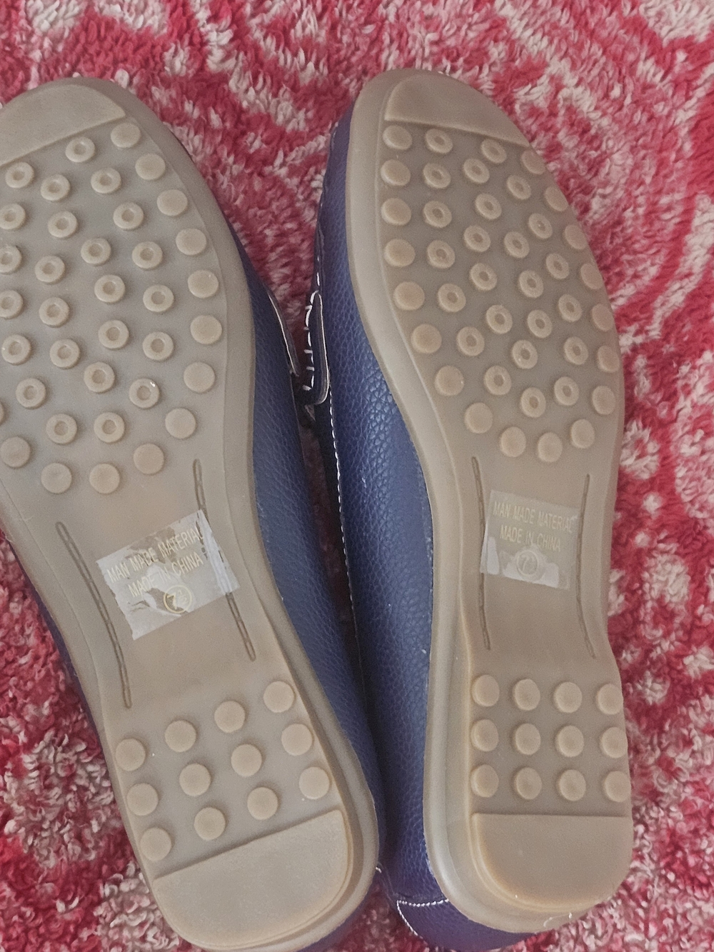 Nature Breeze Women's Navy Slip-On Loafers - Picture 6 of 6